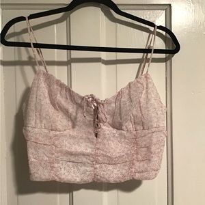 Pink Floral Tank